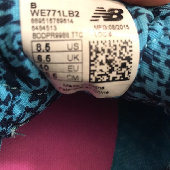 NB Cush Sneakers Sz 8.5 ....WE771lb2 - Picture 6 of 8